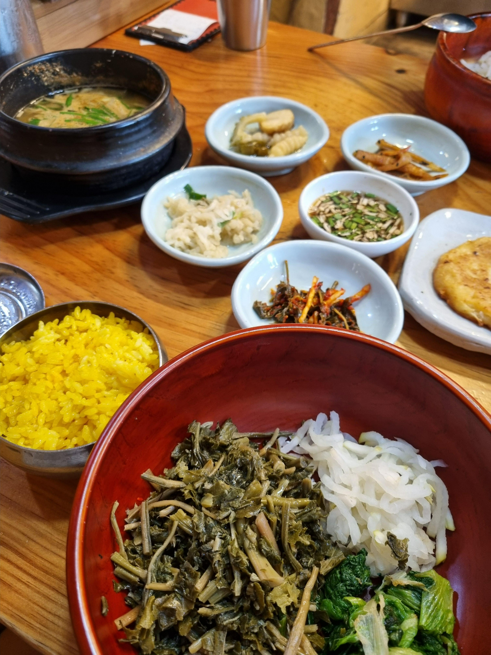 마니산산채 상차림