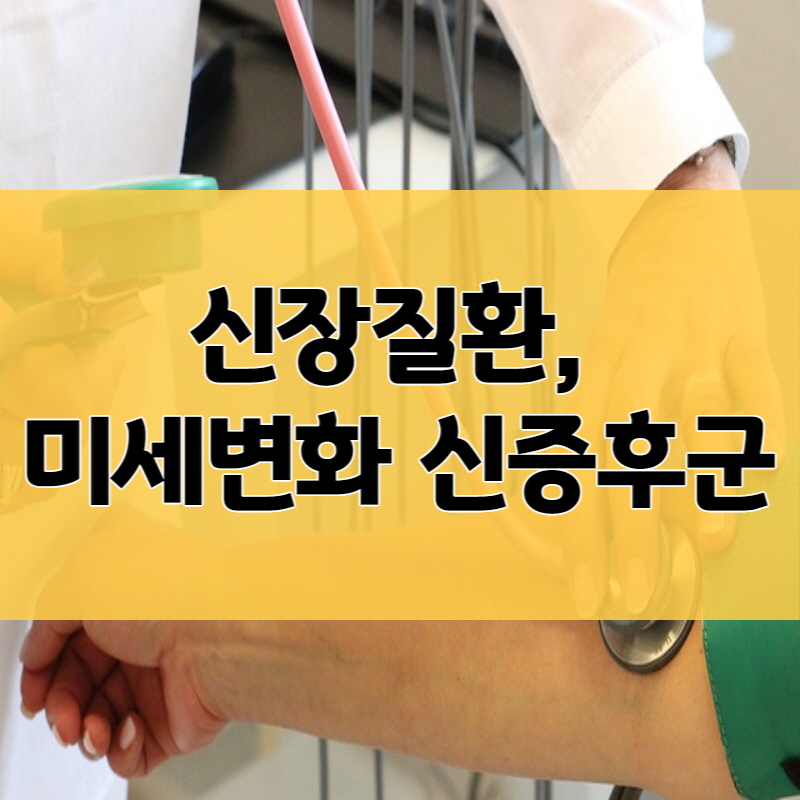 신장질환&#44; 미세변화 신증후군