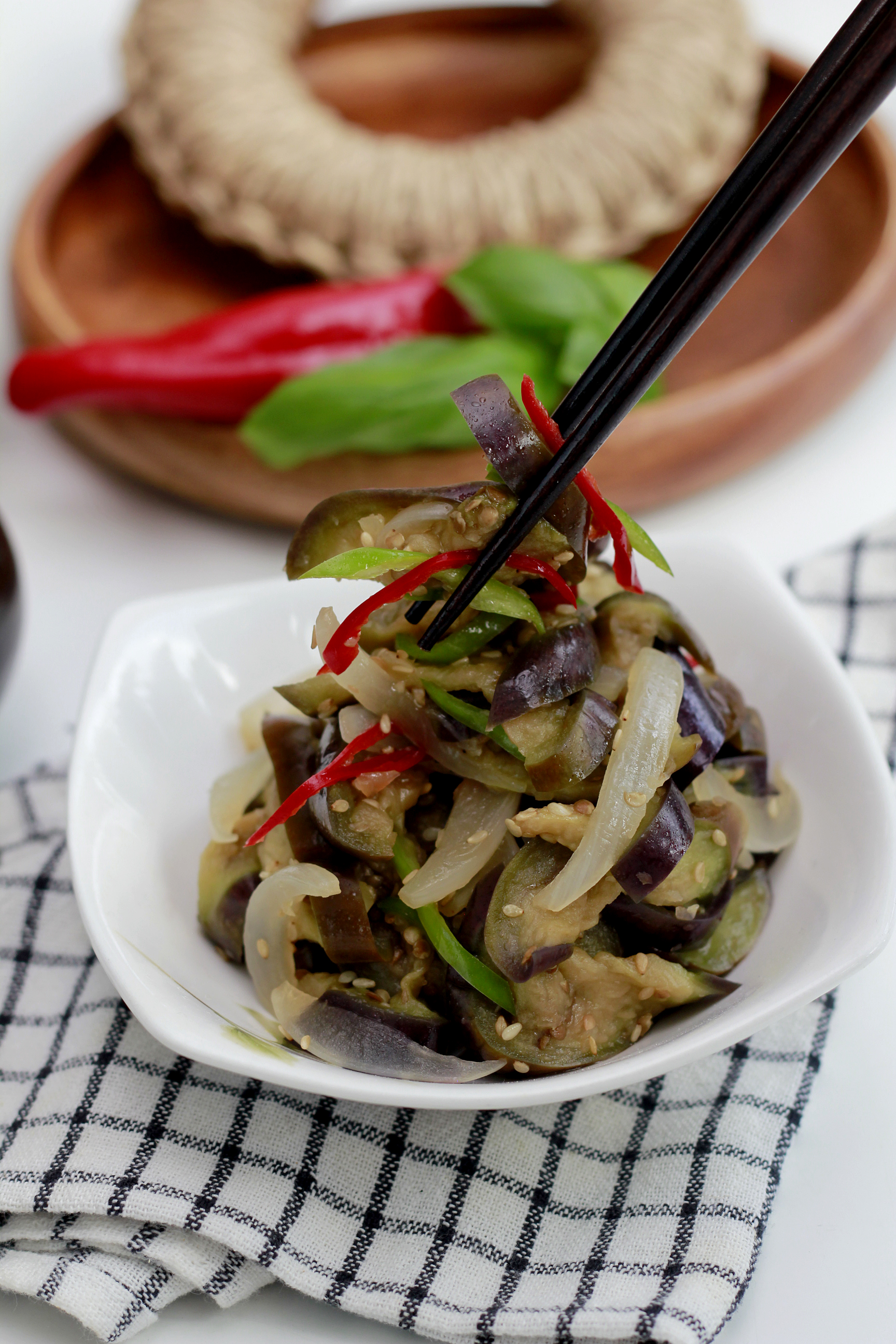 가지무침_찐가지나물무침