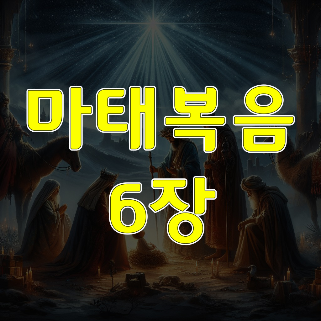 마태복음 6장: 구제함을 은밀하게 하라.