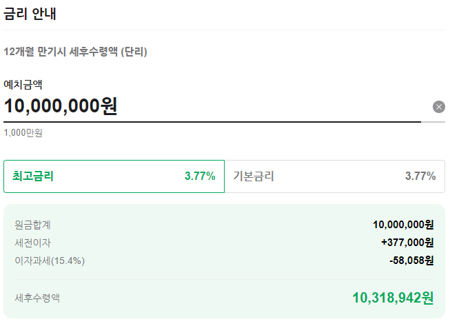 기업은행 정기예금 금리