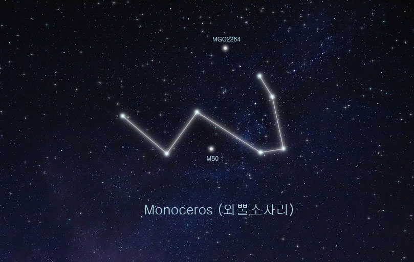 외뿔소자리 관련 이미지