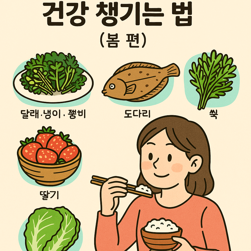 제철 음식으로 건강 챙기는 법 (봄 편)