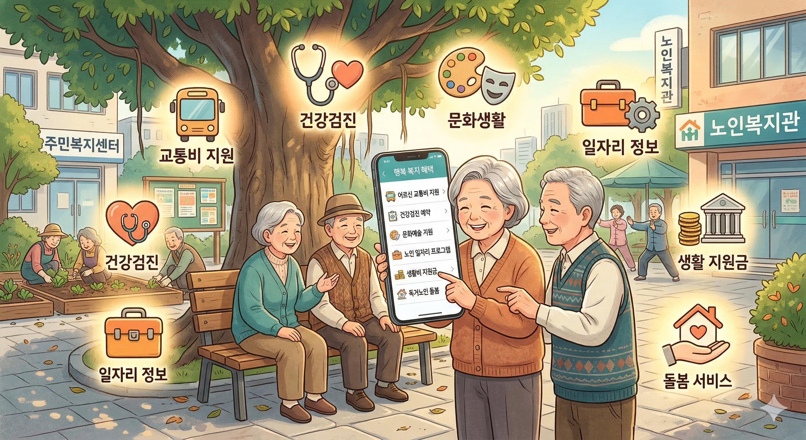 만 65세 복지 혜택과 기초연금, 2026 기준