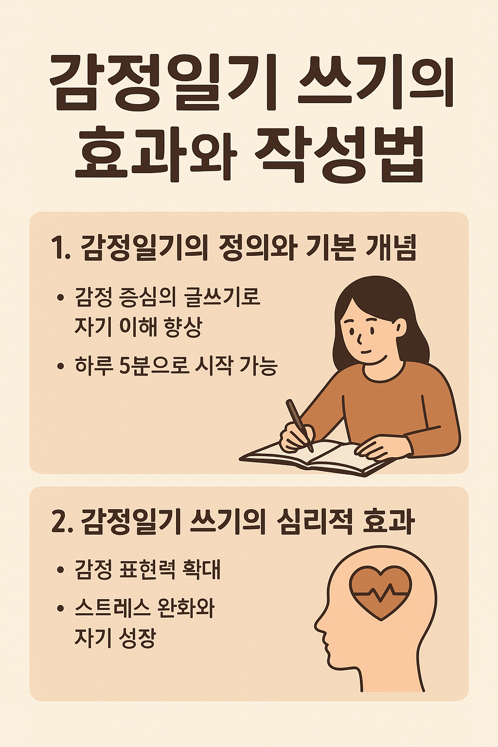 감정일기쓰기의 효과