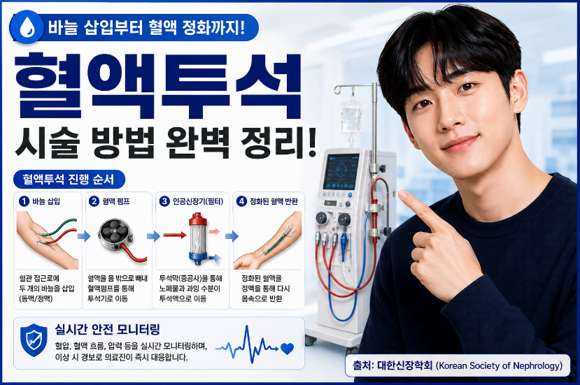 혈액투석 시술방법 이미지사진
