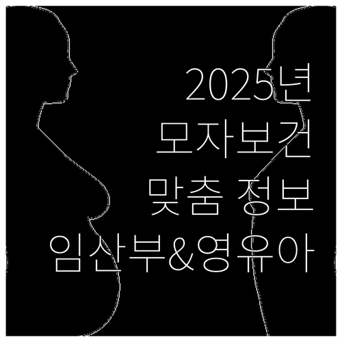 2025년 표준 모자보건수첩 임산부와..