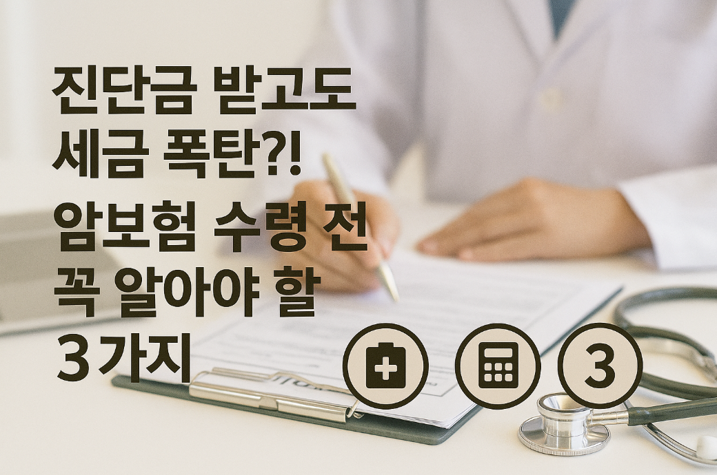 진단금 받고도 세금 폭탄