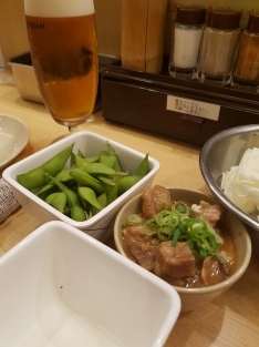 산토리 마스터즈 드림과 기본 안주