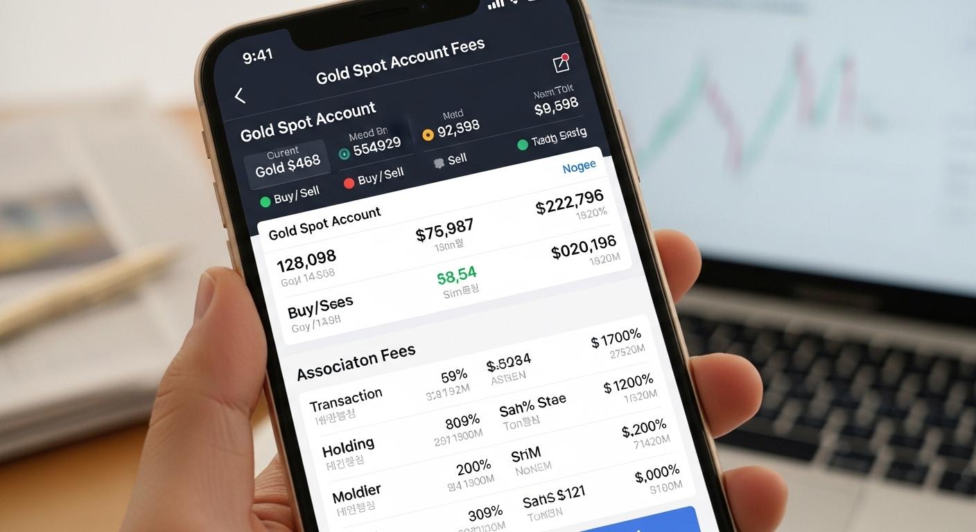 한국투자증권 금현물 계좌 수수료