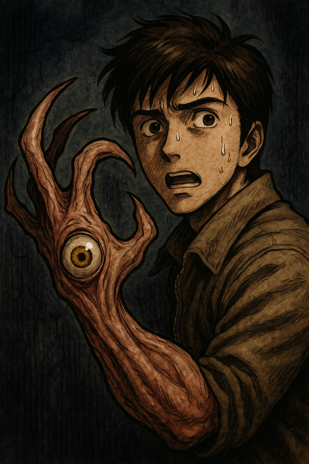 애니메이션 기생수와 어울리는 사진