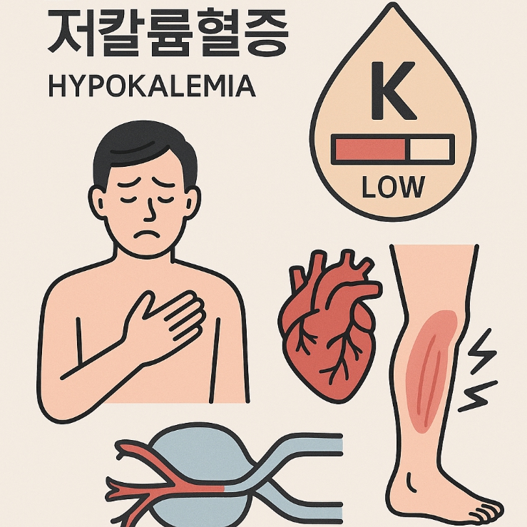 저칼륨혈증 관련 자료 사진