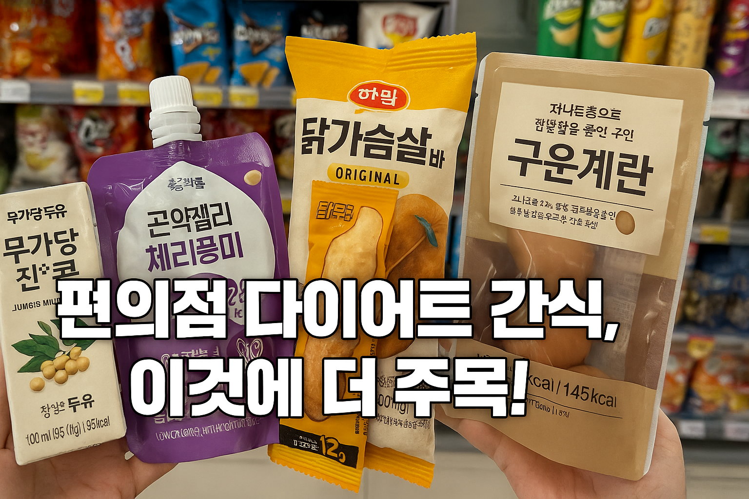 편의점 다이어트 식품 추천 리스트