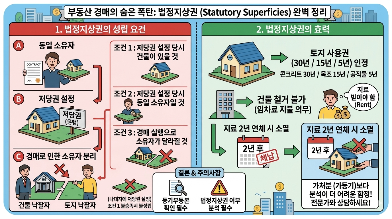 법정지상권, 남의 땅 위 내 건물 철거될까? 모르면 전재산 날린다.
