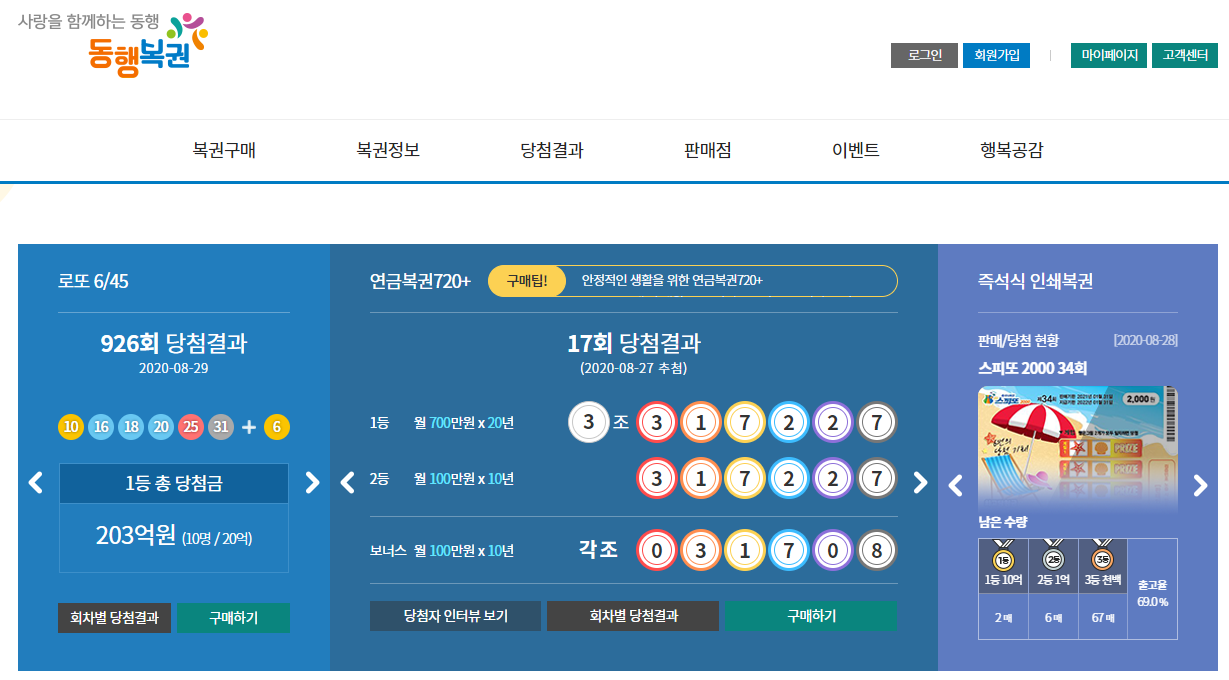 로또 인터넷 구매 방법