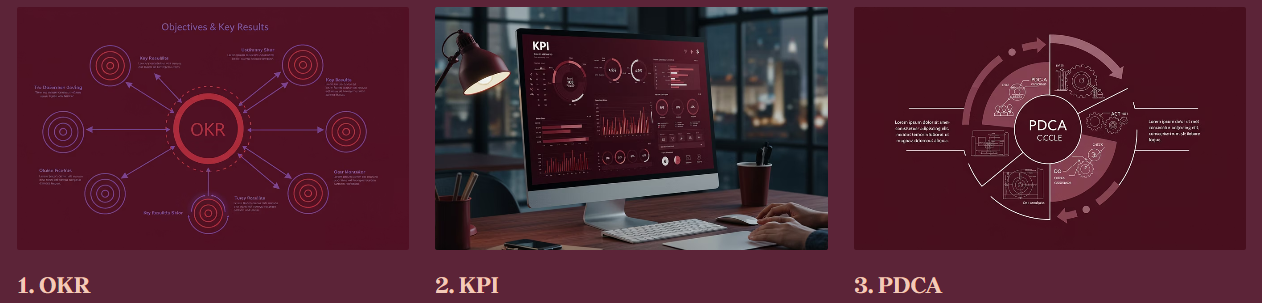 전략 도구 3종 .OKR. KPI.PDCA