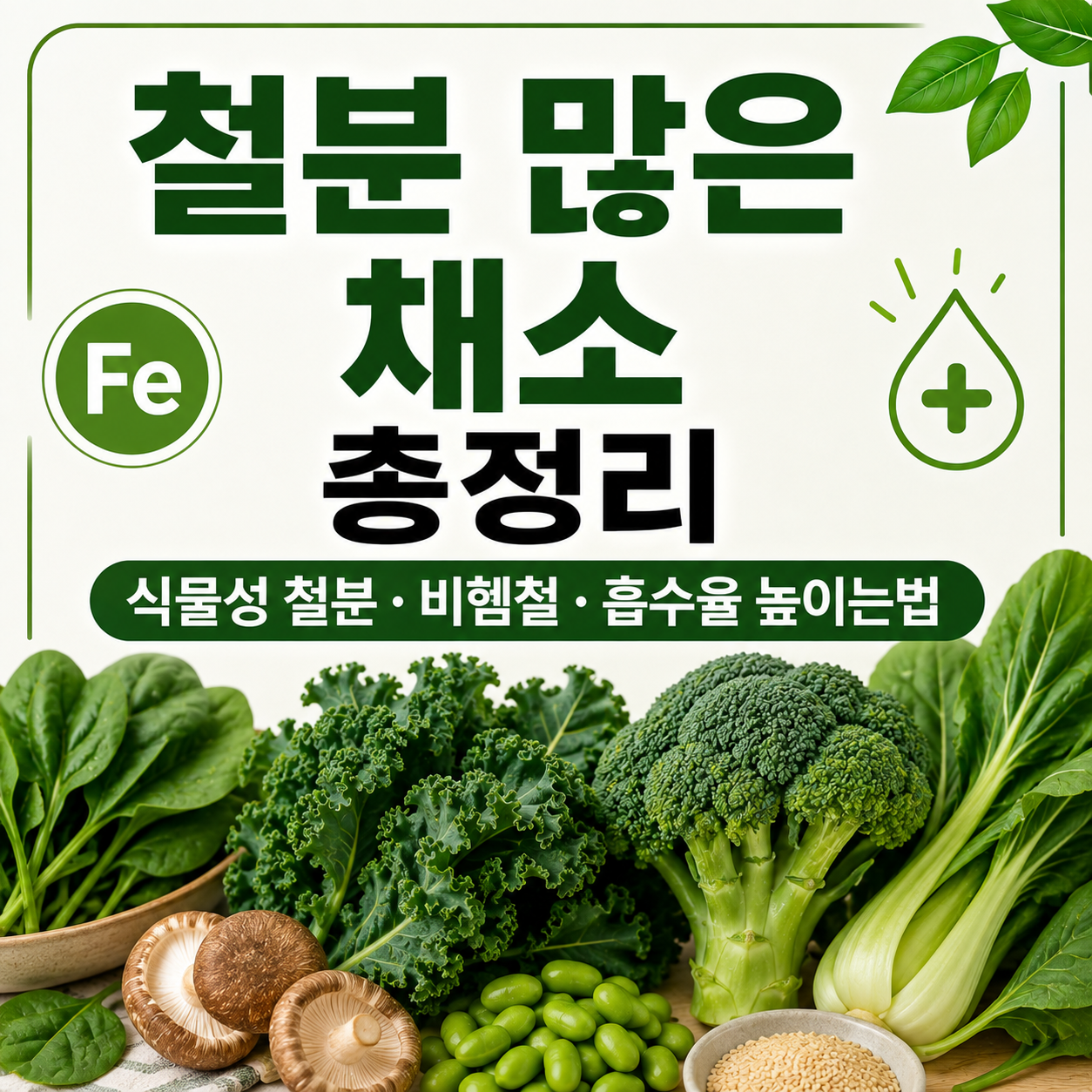 철분 많은 채소