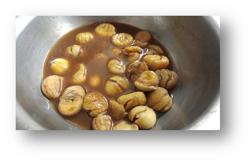 달콤하고 포슬포슬한 영양 간식인 밤