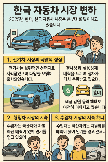 한국 자동차 시장 변화