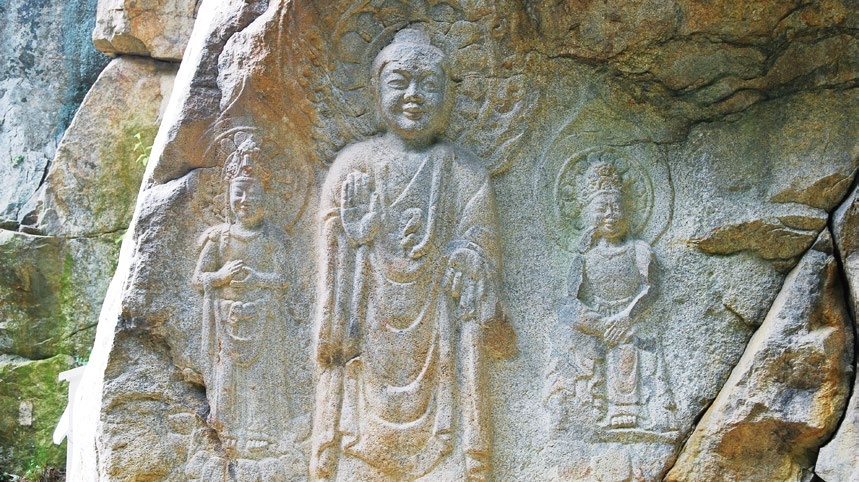 서산마애삼존불상