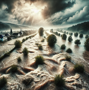 강물이 넘치는 꿈 해석