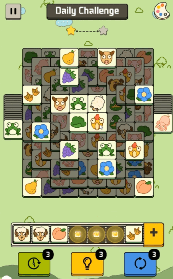 같은-그림-3개를-찾아서-제거하는-화면