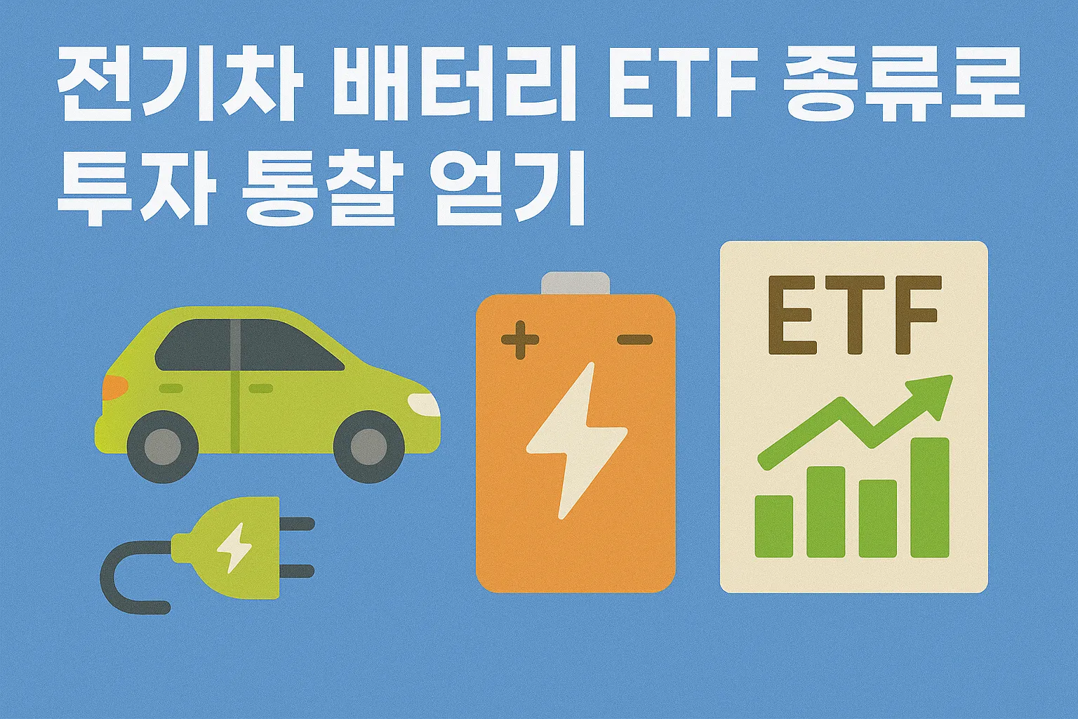 전기차 배터리 ETF 종류 비교로 투자 통찰 얻기