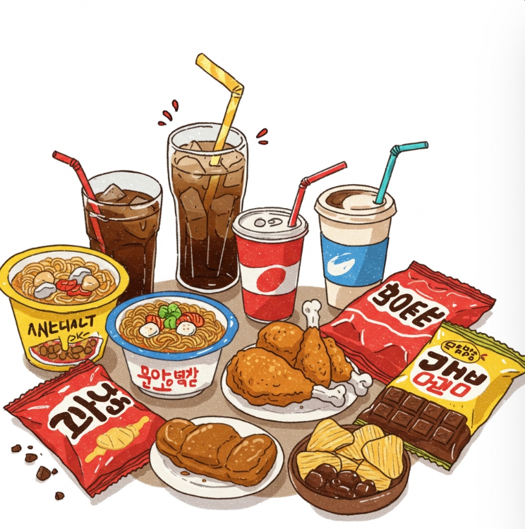 피부 트러블 부르는 식습관들