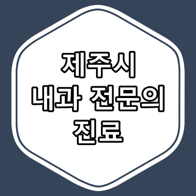 제주시 내과 전문의 진료 하는 동네 병원