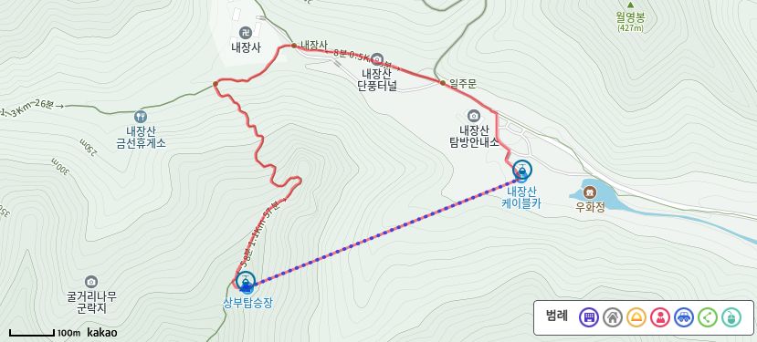 내장산 전망대 등산코스