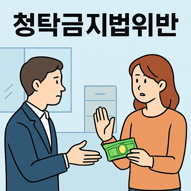 청탁금지법위반