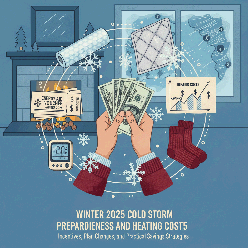 2025 겨울 한파 대전망과 난방비 대책 - 지원금&middot;요금제 변화&middot;실전 절약 전략 총정리