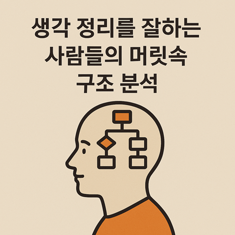 생각 정리를 잘하는 사람들의 머릿속 구조 분석