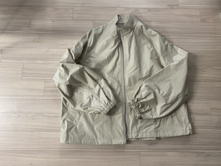 마뗑킴 코팅 점퍼 MATIN KIM LOGO COATING JUMPER BLACK 마뗑킴바람막이