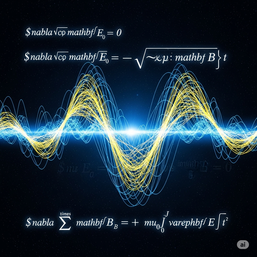 전기방정식과 파동의 그림