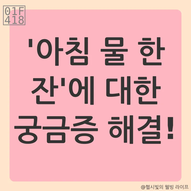아침 물 한 잔_4