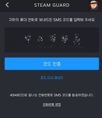 스팀코드 입력