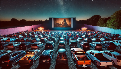 국내 자동차 극장 사진