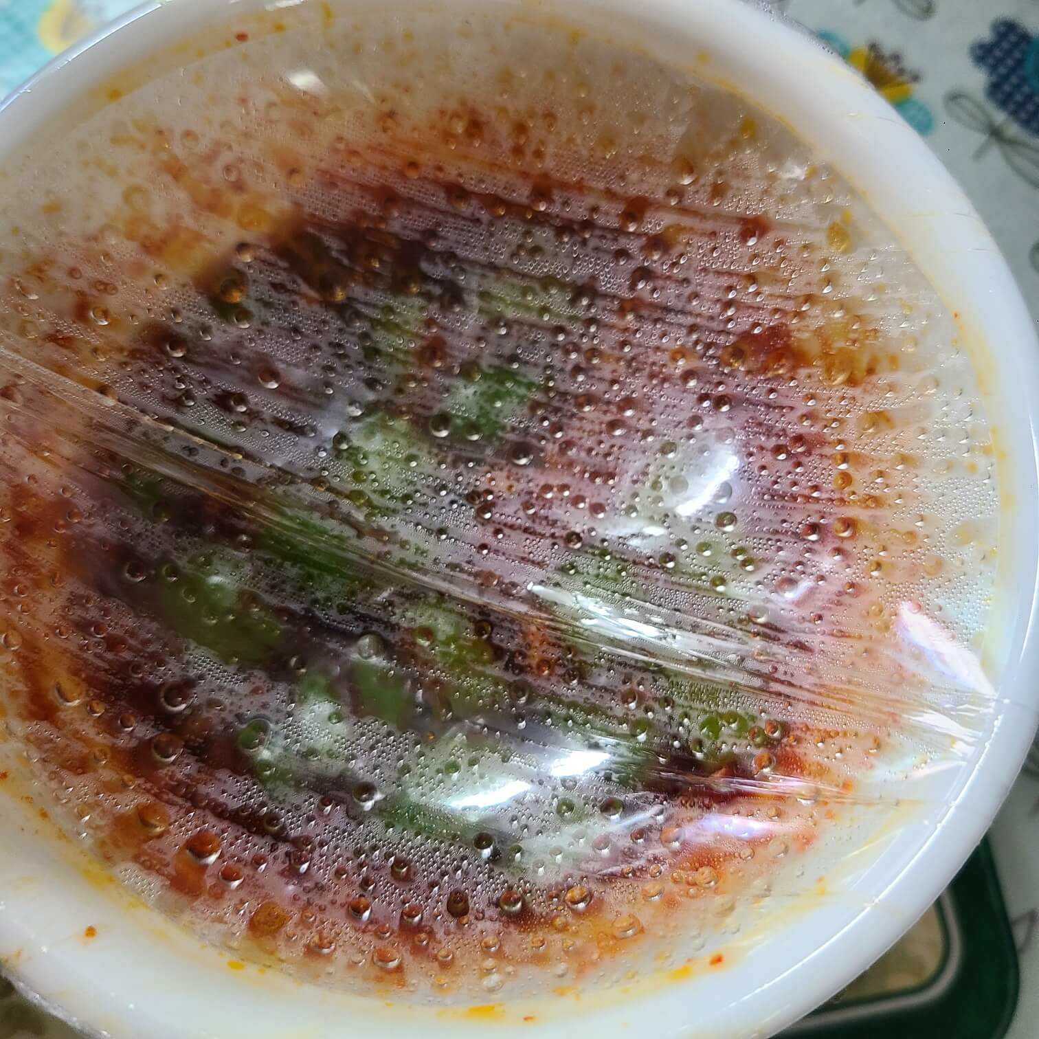 1분 전자렌지 고추기름