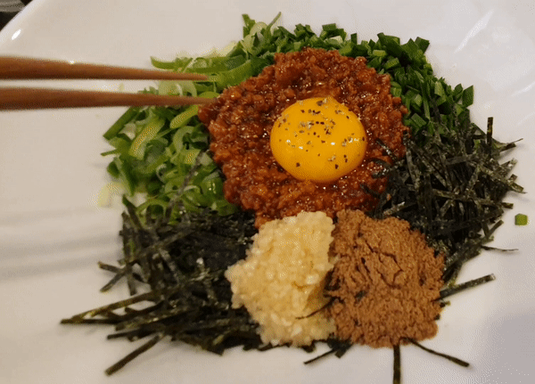 로라멘 마제소바 노른자