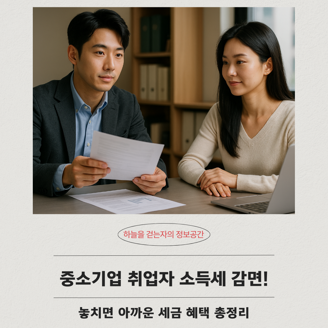 중소기업 취업자 소득세 감면! 놓치면 아까운 세금 혜택 총정리