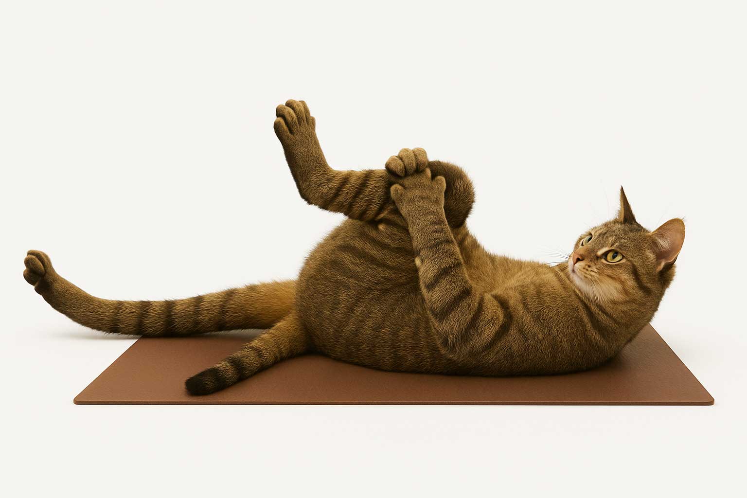 바닥에 누워 한쪽 다리를 들고 배 쪽으로 무릎을 당기는 자세