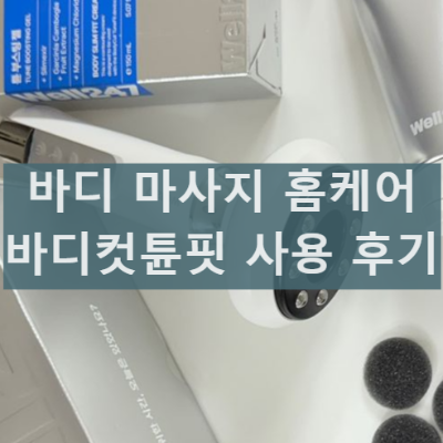 Well247 바디컷튠핏 효과 내돈내산 후기 전문가 수준의 마사지 효과
