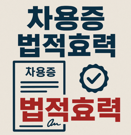 차용증 법적효력