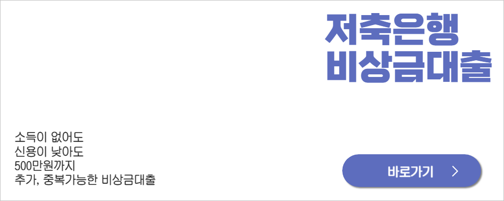 무직자 비상금대출