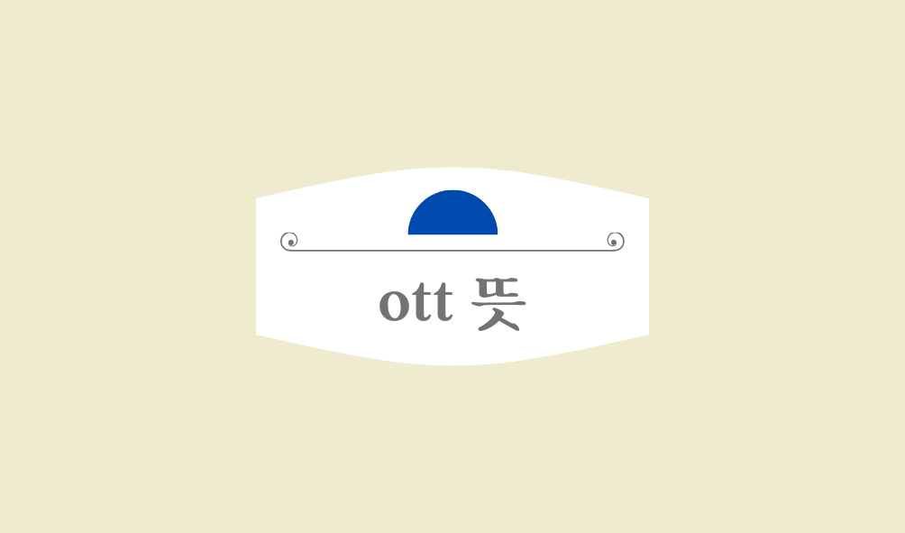 ott 뜻