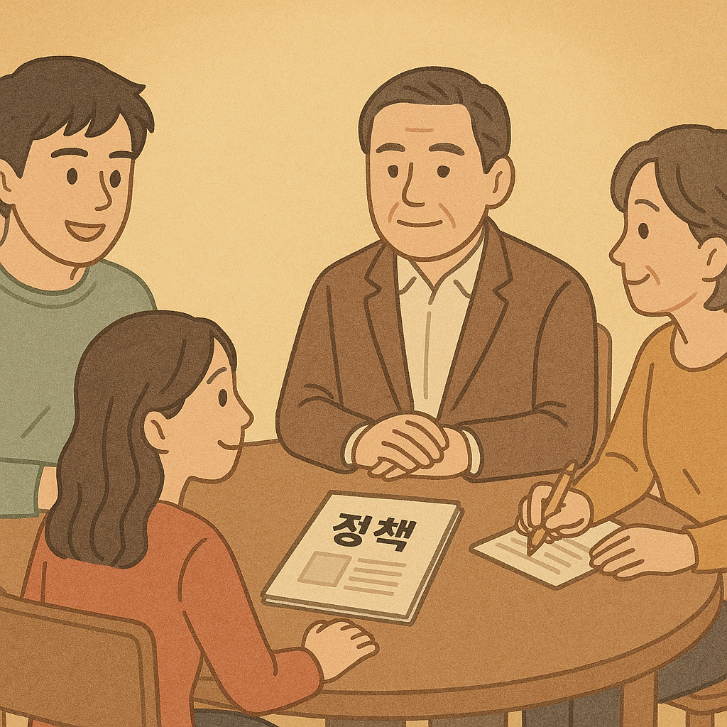 세대간의 존중과 이해에 관련된 사진