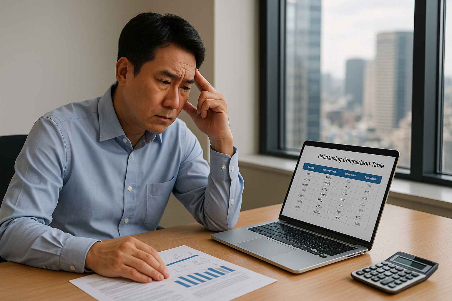 대환대출 비교 고민하는 직장인