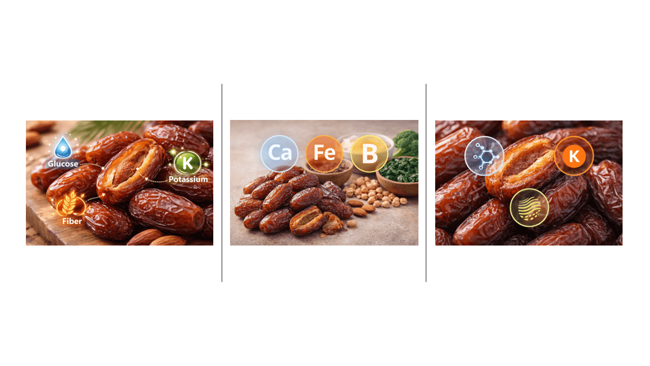 1. 대추야자의 주요 영양 성분 분석