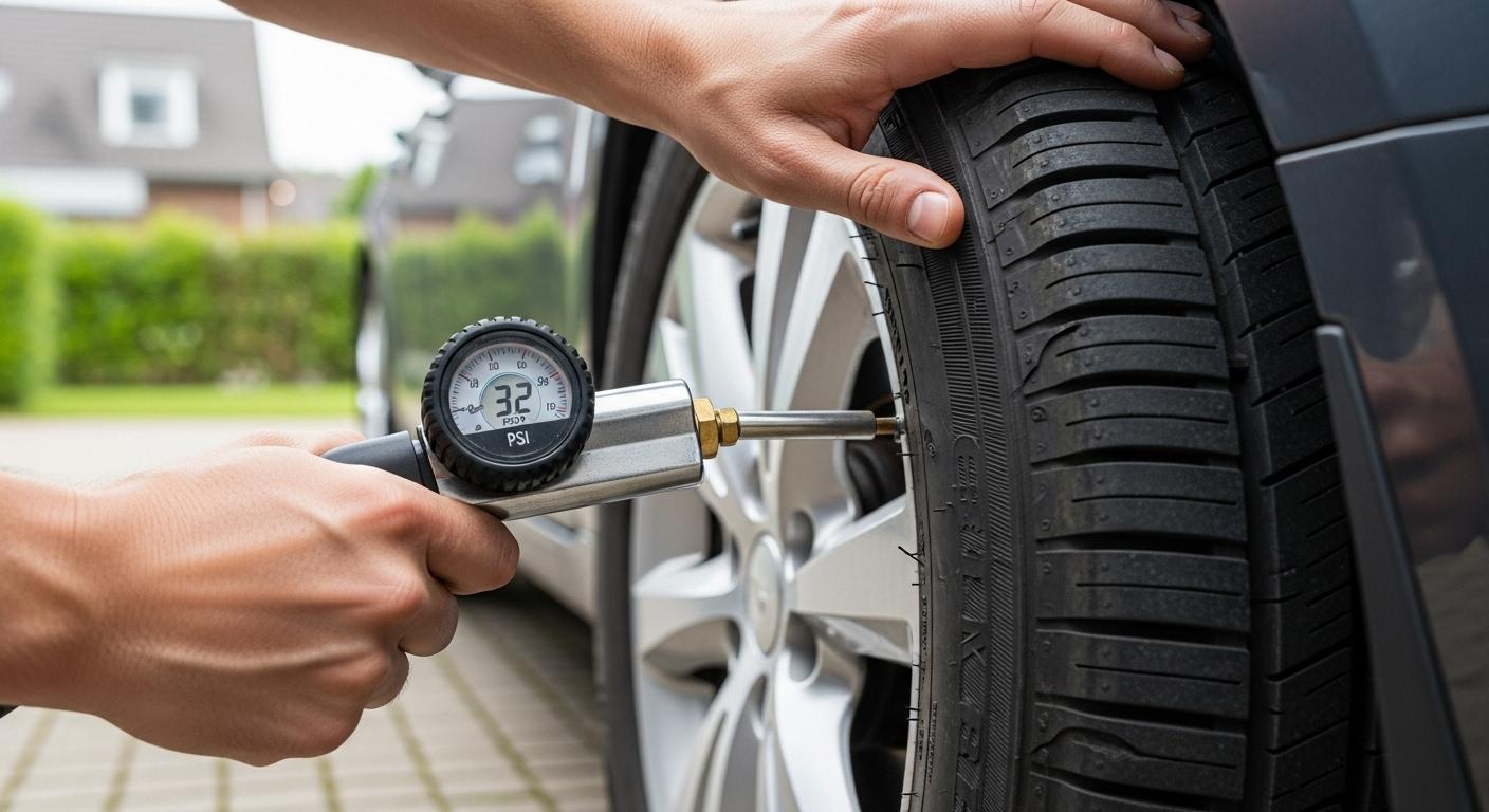 자동차 공기압 넣기